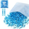 image:imageFrienda 1000 Pcs Heat Shrink Butt Wire Connectors Red Awg 2218 Insulated Waterproof Electrical Wire Connectors Automotive Marine Grade Crimp Terminals Butt Splices for Boats Industrial HomeBlue