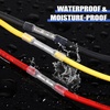 image:imageFrienda 1000 Pcs Heat Shrink Butt Wire Connectors Red Awg 2218 Insulated Waterproof Electrical Wire Connectors Automotive Marine Grade Crimp Terminals Butt Splices for Boats Industrial HomeWhite