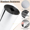 image:imageFrienda 2 Rolls Duct Insulation Wrap Self Adhesive 12 x 180 x 18 Inch HVAC Pipe Insulation Wrap Thick Aluminum Foil Silver Heat Radiant Barrier Blanket for Pipe Wall Sound Deadening Tape12 x 360 x 18 Inch