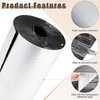 image:imageFrienda 2 Rolls Duct Insulation Wrap Self Adhesive 12 x 180 x 18 Inch HVAC Pipe Insulation Wrap Thick Aluminum Foil Silver Heat Radiant Barrier Blanket for Pipe Wall Sound Deadening Tape12 x 180 x 18 Inch