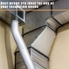 image:imageFrienda 2 Rolls Duct Insulation Wrap Self Adhesive 12 x 180 x 18 Inch HVAC Pipe Insulation Wrap Thick Aluminum Foil Silver Heat Radiant Barrier Blanket for Pipe Wall Sound Deadening Tape12 x 360 x 18 Inch