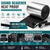 image:imageFrienda 200 Mils 5mm 70 Sqft Car Sound Heat Sound Deadening Insulation Mat with 2 Rubber Roller 24 x 425 Inch Automotive Noise Deadener Auto Heat Mat Shield Noise Deadening for Hood Ceiling Door24 x 425 Inch  70Sqft  10 mm