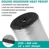 image:imageFrienda 200 Mils 5mm 70 Sqft Car Sound Heat Sound Deadening Insulation Mat with 2 Rubber Roller 24 x 425 Inch Automotive Noise Deadener Auto Heat Mat Shield Noise Deadening for Hood Ceiling Door24 x 425 Inch  70Sqft  10 mm