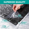 image:imageFrienda 200 Mils 5mm 70 Sqft Car Sound Heat Sound Deadening Insulation Mat with 2 Rubber Roller 24 x 425 Inch Automotive Noise Deadener Auto Heat Mat Shield Noise Deadening for Hood Ceiling Door24 x 425 Inch  70Sqft  10 mm