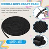 image:imageFrienda 58 Inch x 40 Ft Pink Foam Noodles for Crafts Versatile Pool Noodles Foam Tubes Cylinder Rods for Modeling DIY Arts and Crafts SuppliesBlack