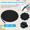 image:imageFrienda 58 Inch x 40 Ft Pink Foam Noodles for Crafts Versatile Pool Noodles Foam Tubes Cylinder Rods for Modeling DIY Arts and Crafts SuppliesBlack
