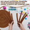 image:imageFrienda 58 Inch x 40 Ft Pink Foam Noodles for Crafts Versatile Pool Noodles Foam Tubes Cylinder Rods for Modeling DIY Arts and Crafts SuppliesBrown