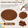 image:imageFrienda 58 Inch x 40 Ft Pink Foam Noodles for Crafts Versatile Pool Noodles Foam Tubes Cylinder Rods for Modeling DIY Arts and Crafts SuppliesBrown