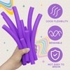 image:imageFrienda 58 Inch x 40 Ft Pink Foam Noodles for Crafts Versatile Pool Noodles Foam Tubes Cylinder Rods for Modeling DIY Arts and Crafts SuppliesLight Purple
