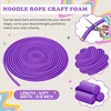 image:imageFrienda 58 Inch x 40 Ft Pink Foam Noodles for Crafts Versatile Pool Noodles Foam Tubes Cylinder Rods for Modeling DIY Arts and Crafts SuppliesLight Purple