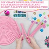 image:imageFrienda 58 Inch x 40 Ft Pink Foam Noodles for Crafts Versatile Pool Noodles Foam Tubes Cylinder Rods for Modeling DIY Arts and Crafts SuppliesPink