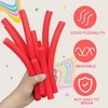 image:imageFrienda 58 Inch x 40 Ft Pink Foam Noodles for Crafts Versatile Pool Noodles Foam Tubes Cylinder Rods for Modeling DIY Arts and Crafts SuppliesRed