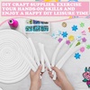 image:imageFrienda 58 Inch x 40 Ft Pink Foam Noodles for Crafts Versatile Pool Noodles Foam Tubes Cylinder Rods for Modeling DIY Arts and Crafts SuppliesWhite