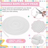 image:imageFrienda 58 Inch x 40 Ft Pink Foam Noodles for Crafts Versatile Pool Noodles Foam Tubes Cylinder Rods for Modeling DIY Arts and Crafts SuppliesWhite