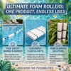 image:imageFrienda 6 Pcs 275 Inch Swimming Pool Noodles Foam Hollow Pool Noodles Bulk for Swimming Floating Beach Craft ProjectsMulticolorWhite