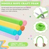 image:imageFrienda 7 Pcs Foam Noodles for Crafts 70 ft 58 Inch Multicolor Pool Tube Noodles Foam Versatile Pool Rod Rope Cylinder for Modeling DIY Arts and Crafts SuppliesBrightMacaron