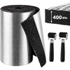 image:imageFrienda 200 Mils 5mm 70 Sqft Car Sound Heat Sound Deadening Insulation Mat with 2 Rubber Roller 24 x 425 Inch Automotive Noise Deadener Auto Heat Mat Shield Noise Deadening for Hood Ceiling Door24 x 425 Inch  70Sqft  10 mm