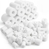 image:imageFrienda 30 Pcs Pool Noodles Bits Multicolor Craft Small Size Versatile Mixed Floating Pool Noodles Foam Rope Tube for Play or DIY Craft Multipurpose 118236 DiaRegular ColorsWhite