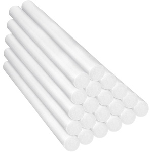 image:imageFrienda 20 Pcs Solid Pool Noodles 157 x 3583 Inch Craft Foam DIY Craft Foam Swimming Pool Noodles Round Tube for Kids Floating Craft ProjectsWhite