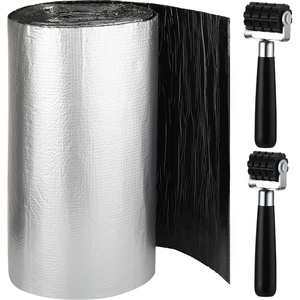 image:imageFrienda 200 Mils 5mm 70 Sqft Car Sound Heat Sound Deadening Insulation Mat with 2 Rubber Roller 24 x 425 Inch Automotive Noise Deadener Auto Heat Mat Shield Noise Deadening for Hood Ceiling Door315 x 433 Inch  95Sqft  5 mm