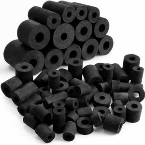 image:imageFrienda 30 Pcs Pool Noodles Bits Multicolor Craft Small Size Versatile Mixed Floating Pool Noodles Foam Rope Tube for Play or DIY Craft Multipurpose 118236 DiaRegular ColorsBlack