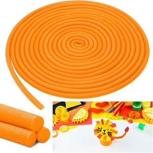 image:imageFrienda 58 Inch x 40 Ft Pink Foam Noodles for Crafts Versatile Pool Noodles Foam Tubes Cylinder Rods for Modeling DIY Arts and Crafts SuppliesOrange