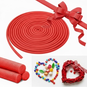 image:imageFrienda 58 Inch x 40 Ft Pink Foam Noodles for Crafts Versatile Pool Noodles Foam Tubes Cylinder Rods for Modeling DIY Arts and Crafts SuppliesRed