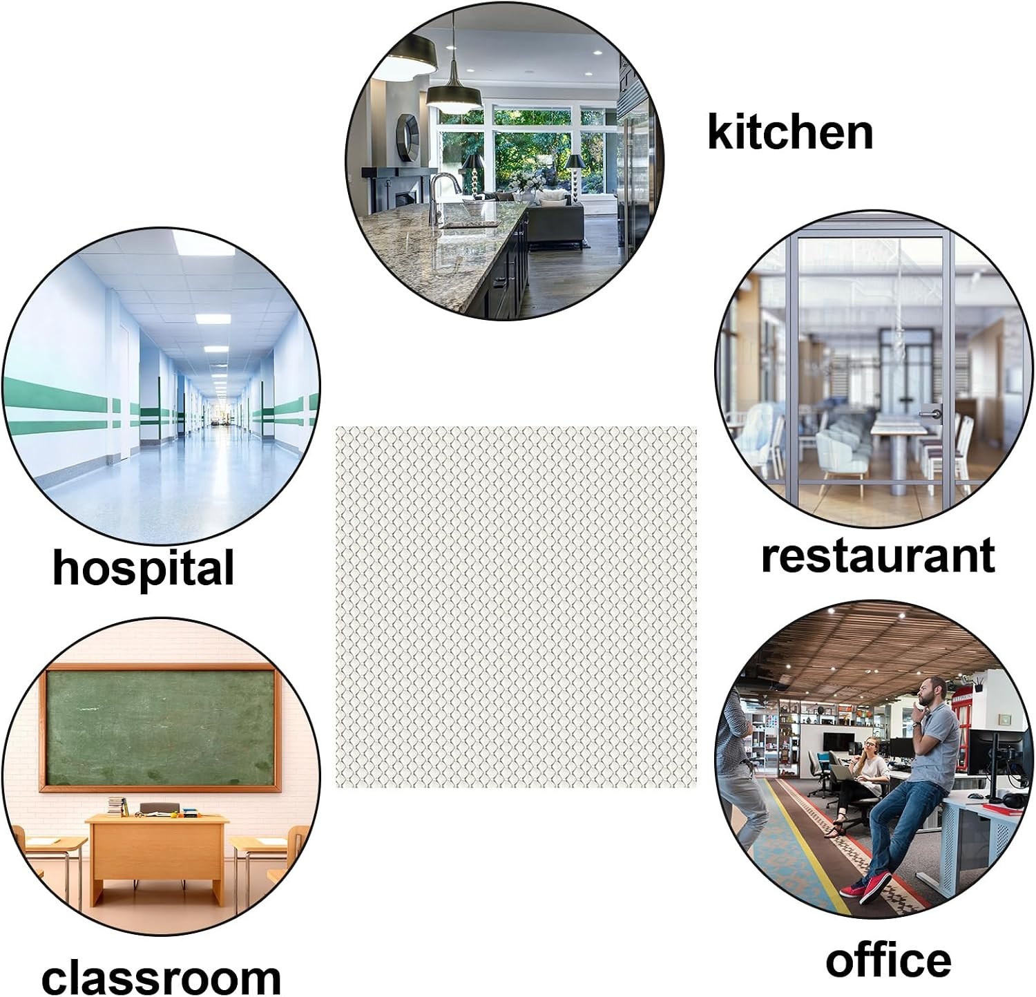 image:imageFrienda 4 Pcs Fluorescent Light Covers for Ceiling Lights Classroom Light Filters Lighting Panel Acrylic Cover Clear Prismatic for Office Hospital Kitchen Home Decor225 x 465 x 012225 x 225 x 01