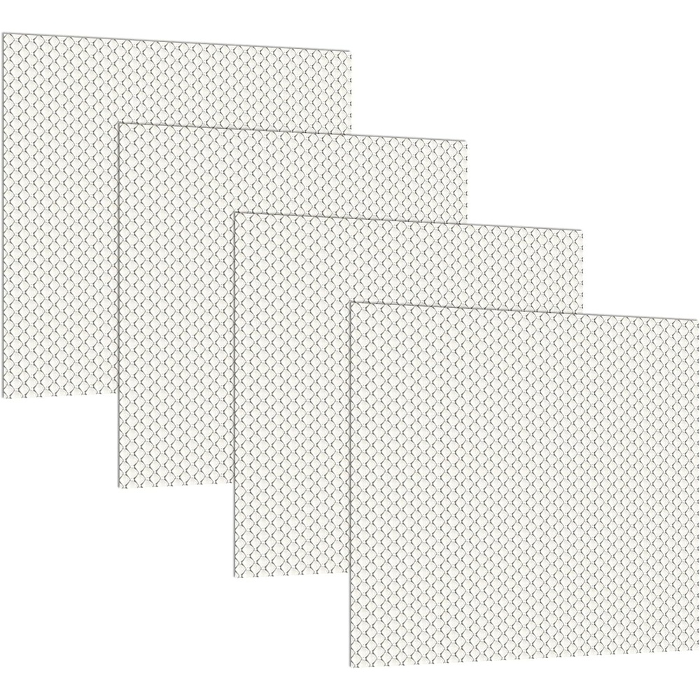 image:imageFrienda 4 Pcs Fluorescent Light Covers for Ceiling Lights Classroom Light Filters Lighting Panel Acrylic Cover Clear Prismatic for Office Hospital Kitchen Home Decor225 x 465 x 012225 x 225 x 01
