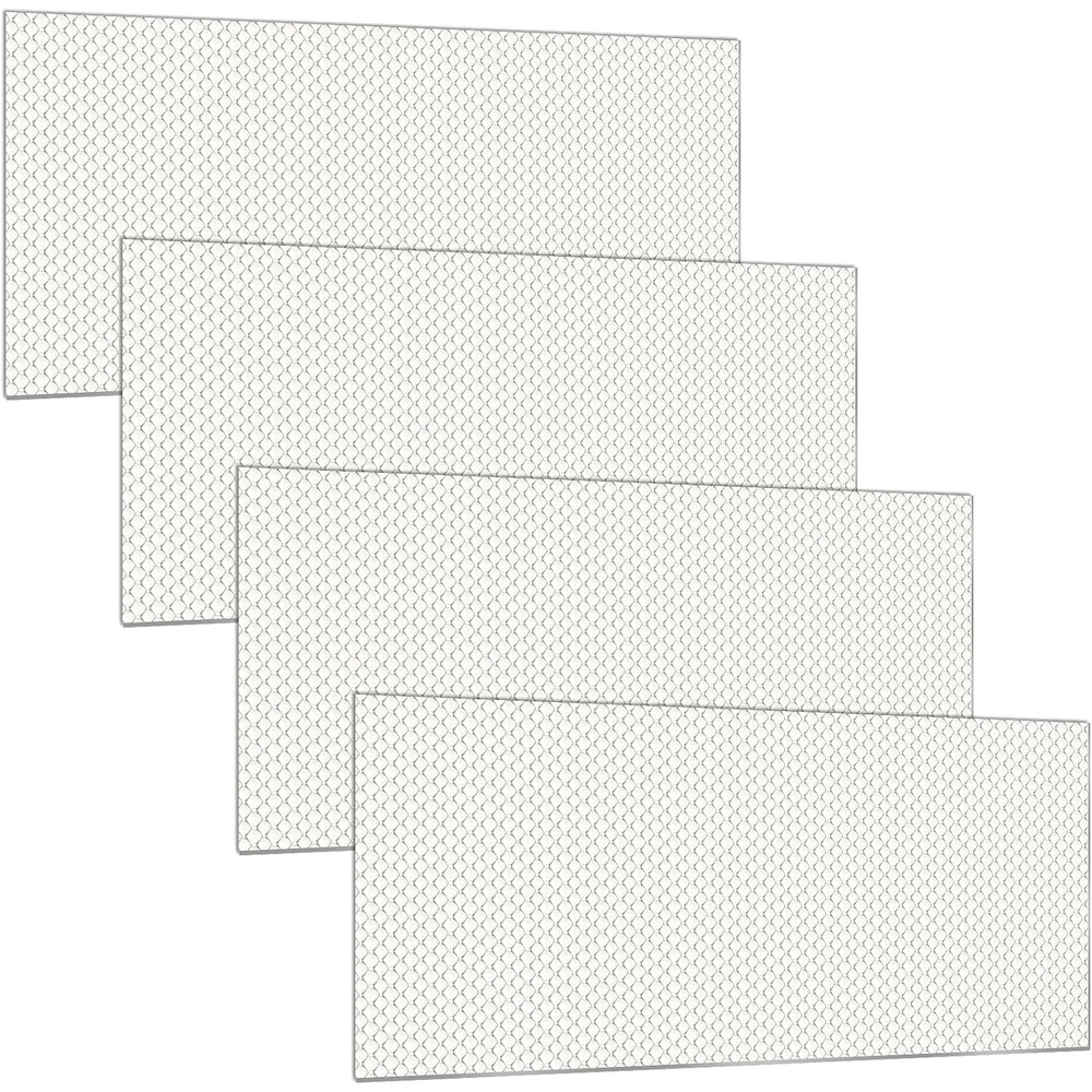 image:imageFrienda 4 Pcs Fluorescent Light Covers for Ceiling Lights Classroom Light Filters Lighting Panel Acrylic Cover Clear Prismatic for Office Hospital Kitchen Home Decor225 x 465 x 012225 x 465 x 012