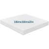 image:imageFrienda 1 Pack 1 x 18 x 18 Upholstery High Density Craft Foam Sheets Replacement Square Cut to Size Cushion Chair Padding Suitable for Shipping Packing Cushion Foam Mailing CosplayWhiteWhite