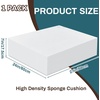 image:imageFrienda 1 Pack 1 x 18 x 18 Upholstery High Density Craft Foam Sheets Replacement Square Cut to Size Cushion Chair Padding Suitable for Shipping Packing Cushion Foam Mailing CosplayWhiteWhite