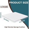 image:imageFrienda 1 Pack 1 x 18 x 18 Upholstery High Density Craft Foam Sheets Replacement Square Cut to Size Cushion Chair Padding Suitable for Shipping Packing Cushion Foam Mailing CosplayWhiteWhite