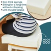 image:imageFrienda 1 Pack 1 x 18 x 18 Upholstery High Density Craft Foam Sheets Replacement Square Cut to Size Cushion Chair Padding Suitable for Shipping Packing Cushion Foam Mailing CosplayWhiteWhite