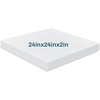 image:imageFrienda 1 Pack 1 x 18 x 18 Upholstery High Density Craft Foam Sheets Replacement Square Cut to Size Cushion Chair Padding Suitable for Shipping Packing Cushion Foam Mailing CosplayWhiteWhite
