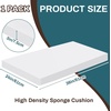 image:imageFrienda 1 Pack 118 X 60 X 05 Upholstery High Density Craft Sheets Cushion Foam Replacement Rectangle Cut to Size Cushion Chair Padding Suitable for Shipping Packing Mailing DIY CosplayWhiteWhite