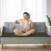 image:imageFrienda 1 Pack 118 X 60 X 05 Upholstery High Density Craft Sheets Cushion Foam Replacement Rectangle Cut to Size Cushion Chair Padding Suitable for Shipping Packing Mailing DIY CosplayWhiteBlack