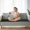 image:imageFrienda 1 Pack 118 X 60 X 05 Upholstery High Density Craft Sheets Cushion Foam Replacement Rectangle Cut to Size Cushion Chair Padding Suitable for Shipping Packing Mailing DIY CosplayWhiteBlack