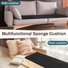 image:imageFrienda 1 Pack 118 X 60 X 05 Upholstery High Density Craft Sheets Cushion Foam Replacement Rectangle Cut to Size Cushion Chair Padding Suitable for Shipping Packing Mailing DIY CosplayWhiteBlack