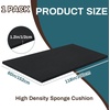 image:imageFrienda 1 Pack 118 X 60 X 05 Upholstery High Density Craft Sheets Cushion Foam Replacement Rectangle Cut to Size Cushion Chair Padding Suitable for Shipping Packing Mailing DIY CosplayWhiteBlack