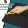 image:imageFrienda 1 Pack 118 X 60 X 05 Upholstery High Density Craft Sheets Cushion Foam Replacement Rectangle Cut to Size Cushion Chair Padding Suitable for Shipping Packing Mailing DIY CosplayWhiteBlack