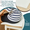 image:imageFrienda 1 Pack 118 X 60 X 05 Upholstery High Density Craft Sheets Cushion Foam Replacement Rectangle Cut to Size Cushion Chair Padding Suitable for Shipping Packing Mailing DIY CosplayWhiteWhite