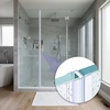 image:imageFrienda 1 Pcs Shower Door Side Seal 38 x 93 Clear PVC Glass Shower Door Frameless Seal Strip for Replacement Stopping Leaks and Creating Water BarrierSide Seal
