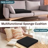 image:imageFrienda 2 Pack 3 x 24 x 24 Upholstery High Density Foam Square White  Cushion Padding 22 Density 50ILD Replacement Square Cut to Size Foam for Couch Chair Packing Shipping DIY Cosplay ProjectsBlack