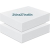 image:imageFrienda 2 Pack 3 x 24 x 24 Upholstery High Density Foam Square White  Cushion Padding 22 Density 50ILD Replacement Square Cut to Size Foam for Couch Chair Packing Shipping DIY Cosplay ProjectsWhite
