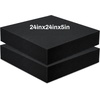 image:imageFrienda 2 Pack 3 x 24 x 24 Upholstery High Density Foam Square White  Cushion Padding 22 Density 50ILD Replacement Square Cut to Size Foam for Couch Chair Packing Shipping DIY Cosplay ProjectsBlack