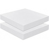 image:imageFrienda 2 Pack 3 x 24 x 24 Upholstery High Density Foam Square White  Cushion Padding 22 Density 50ILD Replacement Square Cut to Size Foam for Couch Chair Packing Shipping DIY Cosplay ProjectsWhite