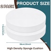 image:imageFrienda 2 Pack 3 x 24 x 24 Upholstery High Density Foam Square White  Cushion Padding 22 Density 50ILD Replacement Square Cut to Size Foam for Couch Chair Packing Shipping DIY Cosplay ProjectsWhite 01