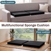 image:imageFrienda 2 Pack 3 x 24 x 24 Upholstery High Density Foam Square White  Cushion Padding 22 Density 50ILD Replacement Square Cut to Size Foam for Couch Chair Packing Shipping DIY Cosplay ProjectsBlack