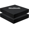 image:imageFrienda 2 Pack 3 x 24 x 24 Upholstery High Density Foam Square White  Cushion Padding 22 Density 50ILD Replacement Square Cut to Size Foam for Couch Chair Packing Shipping DIY Cosplay ProjectsBlack